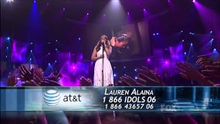 true HD Lauren Alaina &quot;Like My Mother Does&quot; Top 2 American Idol 2011 (May 24)