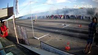 preview picture of video 'Burnout competition, Stage 3 of 2013 Lithuania Drag Racing Championship'