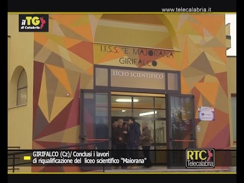 Girifalco, conclusi i lavori di riqualificazione del liceo scientifico "Maiorana" RTC TELECALABRIA