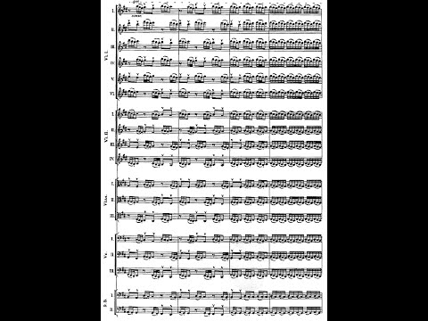 Benjamin Britten - Prelude and Fugue for 18-Part String Orchestra, Op. 29 (1943) [Score-Video]