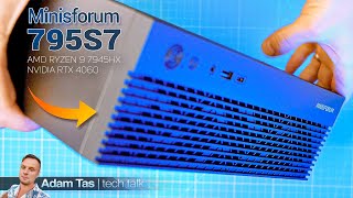 Minisforum 795S7: Max FPS Gaming at 2K & 1080p - RTX 4060 Mini PC Review🔥