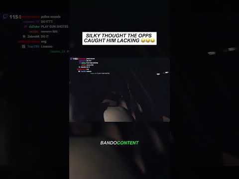 SILKY THOUGHT THE OPPS CAUGHT HIM 😱