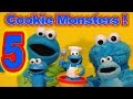 5 Cookie Monsters All Blutoys Hokey Pokey Cookie Monster Count N Crunch Cookie Monster