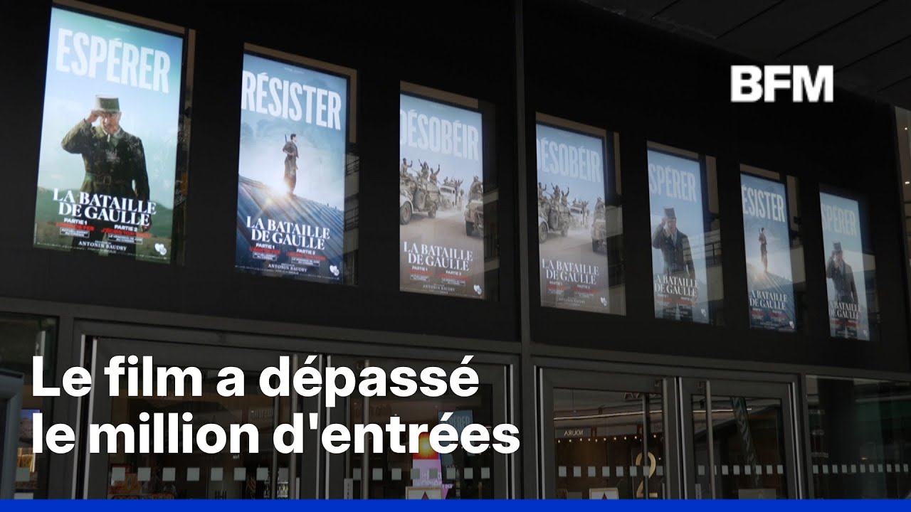 La remontada inattendue du film "La Bataille de Gaulle" grâce à la canicule