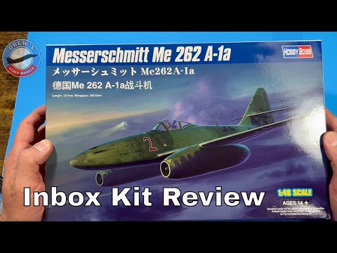 Hobby Boss 1/48 Me 262 A-1a (What’s in the box?)