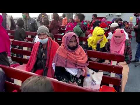 更多羅興亞難民被送往孟加拉國島嶼 (More Rohingya refugees sent to Bangladesh island)