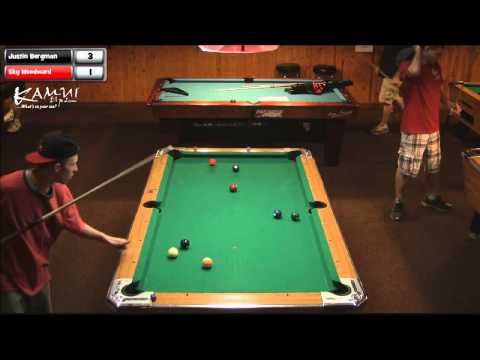 Justin Bergman vs Sky Woodward 9 Ball