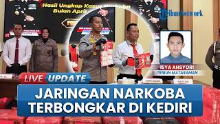 Polres Kediri Bongkar Sindikat Jaringan Narkoba, Aparat Sita Barang Bukti Senilai Lebih Rp1 Miliar