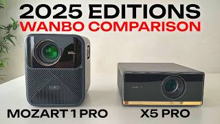 2025 Wanbo Mozart 1 Pro vs 2025 Wanbo X5 Pro | Best Budget, HDR10, 1080p Projector COMPARISON!