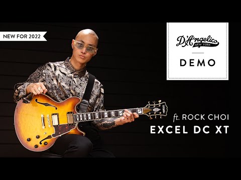 Copy of D'Angelico Excel DC XT Semi-Hollowbody Electric Guitar Vintage Nat Quilt image 18