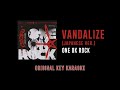 Vandalize - ONE OK ROCK | カラオケ | Luxury Disease | Karaoke Instrumental with Lyrics