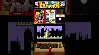 Rampage 1986 ported to the C64 1987