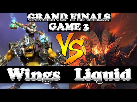 Dota 2 - Wings Gaming vs Team Liquid - GRAND FINALS GAME 3 - ESL ONE MANILA