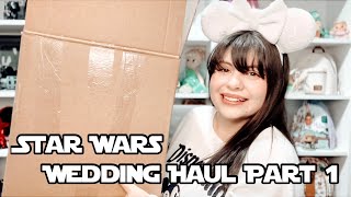 Wedding Haul Part 1 | Star Wars Wedding | 2023 Disney Bride