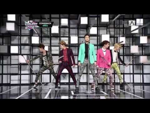 SHINee Dream Girl ♥ 130221 @Mnet Comeback HD