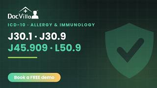 Common ICD 10 Codes for Allergy & Immunology  Quick Reference  DocVilla