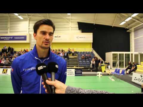Wietse Kootstra (Lycurgus), verliezend finalist Topvolleybaltoernooi Almelo