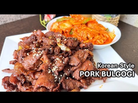 How to cook Korean-Style PORK BULGOGI RECIPE | Easy and Simple
