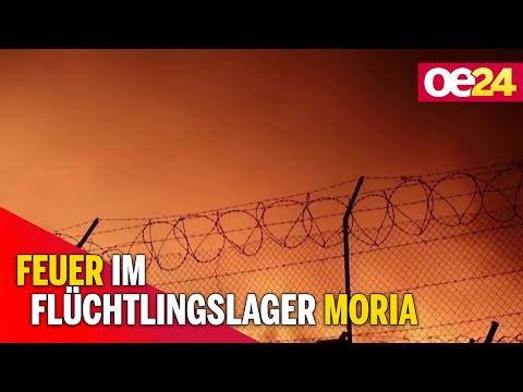 Feuer im Flüchtlingslager Moria