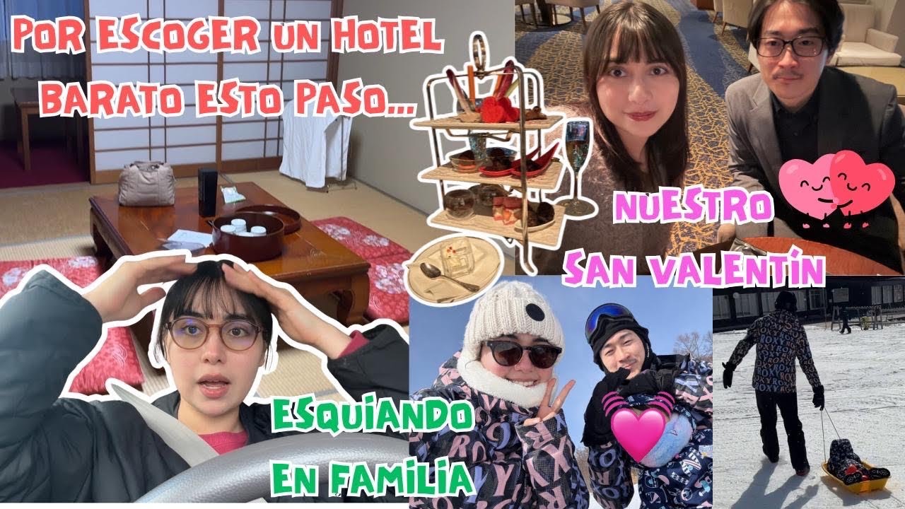 Mini viaje a la nieve ❄️ de novios San Valentín ❤️  el peor hotel que elegí 😭