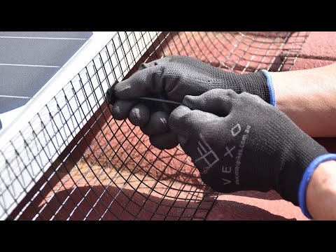 YouTube video about: How to keep birds from nesting under solar panels?