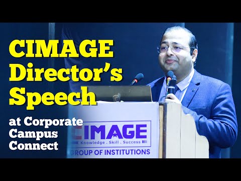 Director Sir Speech at Corporate Campus Connect | Cimage College Patna #campusconnect