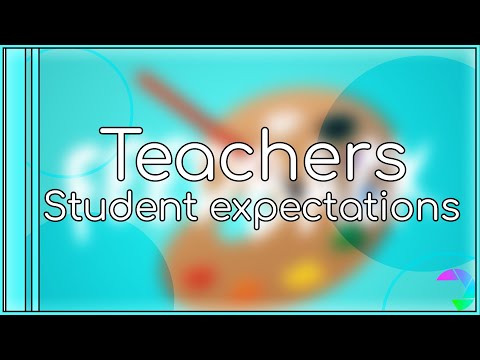 Teachers | What media students expect from you. | Typography Illustration |