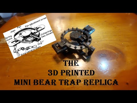 3D Printed Mini Bear Trap