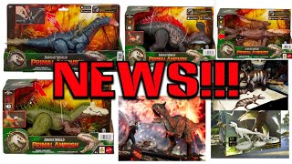 NEWS!!! MORE Mattel Primal Ambush figures revealed! Shunosaurus! Cristatusaurus! & more!