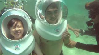 preview picture of video 'Đi bộ dưới biển Nha Trang ^^'