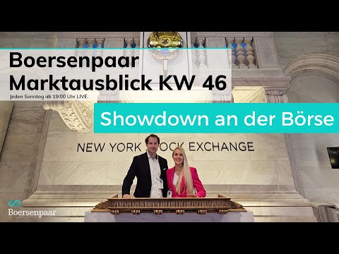 Marktausblick KW 46 Teil 2. Showdown an der Börse Aktienanalyse DAX NASDAQ100 S&P500 EURUSD WTI