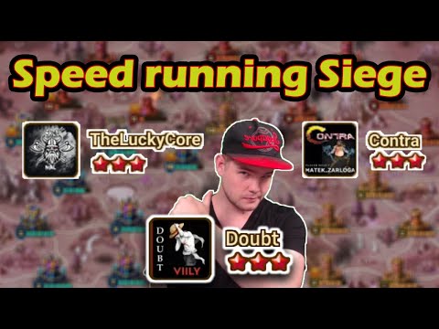 G3 - Siege, (Live) Speed Running Wings - VS Contra and TheLuckyCore - Summoners War