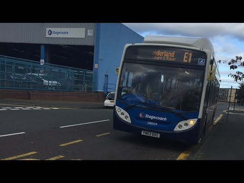 Stagecoach Sunderland Rare 28009 on E1