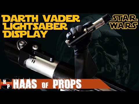 DARTH VADER Lightsaber 3D Print and Custom Display Stand | Darth Vader Star Wars LIGHTSABER 3d print