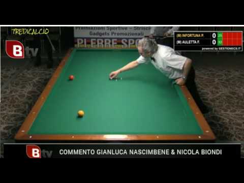 INFORTUNA vs AULETTA - SEMIFINALE 6^PROVA BILIARDO BTP 2016 VARESE