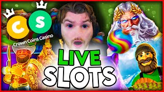 🔴 HUGE BONUS HUNT TODAY! 🔥INFAMOUSS LIVE SLOTS & BIG WINS on CROWN COINS CASINO 🔴
