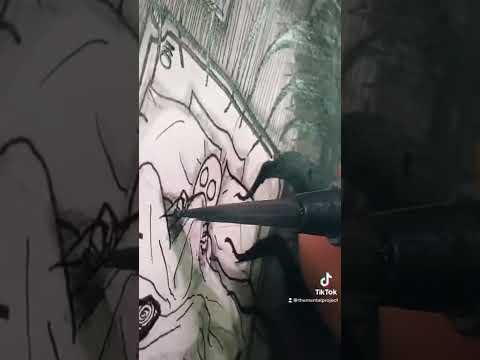 Nyctophobia Drawing👁 #shorts #phobia #drawing