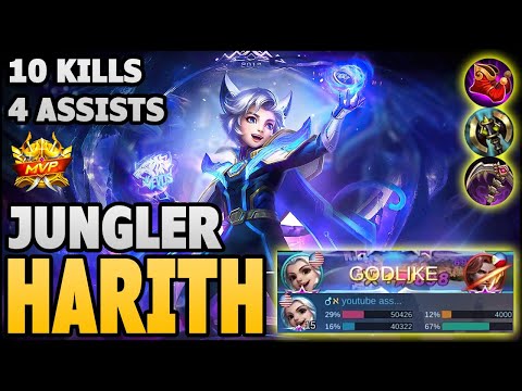 Harith Gameplay - Best Build For Jungler Harith - MVP | MLBB