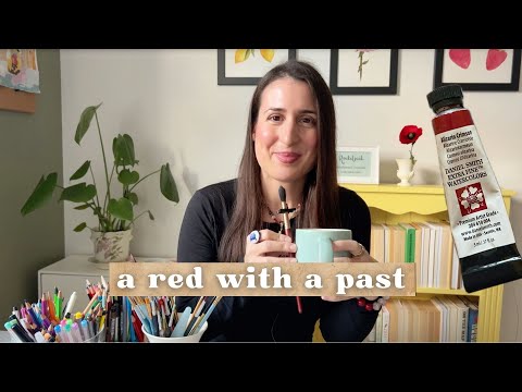 Alizarin Crimson Watercolour | History, Characteristics and Daniel Smith Swatches