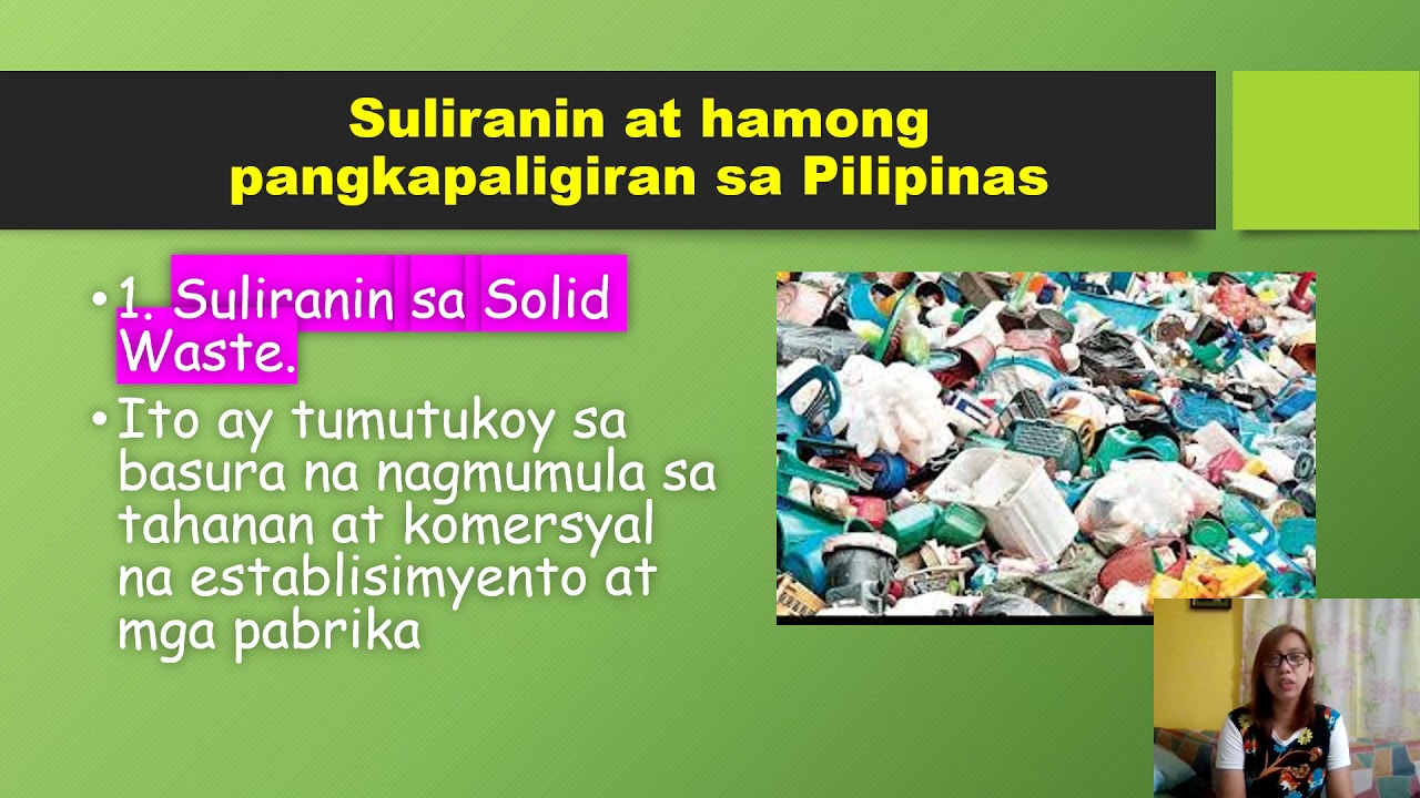 WEEK 2 KASALUKUYANG KALAGAYANG PANGKAPALIGIRAN NG PILIPINAS