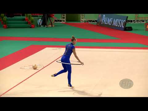 ONOPRIIENKO Viktoriia (UKR) - 2022 Rhythmic Worlds, Sofia (BUL) - Qualifications Hoop