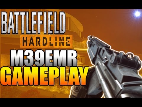 BATTLEFIELD HARDLINE - M39 EMR GAMEPLAY, BEST BATTLE RIFLE??(Conquest Gameplay)