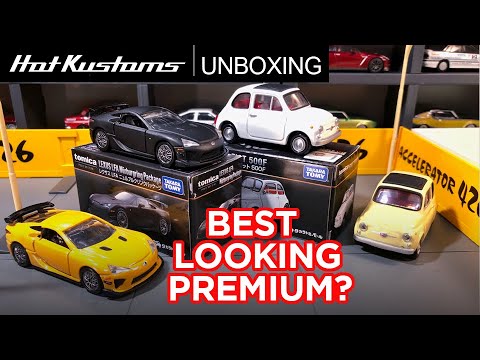 Takara Tomy Mall Tomica Premium Lexus LFA & Fiat 500 Vs Regular Release