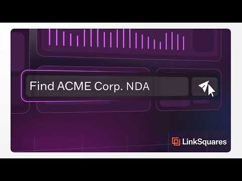 LinkSquares: AI Contract Management Software Built to Move Your Business