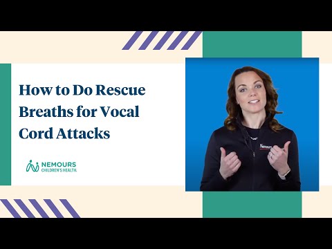 How to Do Rescue Breaths for Vocal Cord Attacks | Nemours Children's Health