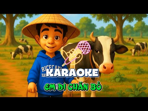 Em Đi Chăn Bò Karaoke l Mất Bò l Bài hát trẻ em hay nhất 2025