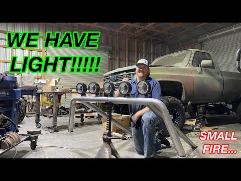 We Fabricate a Custom Roll Bar/Light Bar For Our ULTIMATE Trail Rig!!!