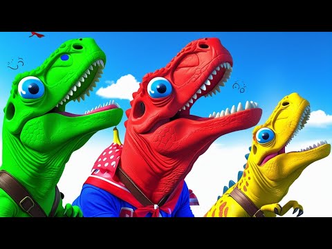 TYRANNOSAURUS REX vs ALL CARNIVORES & HERBIVORES DINOSAURS - Jurassic World Rebirth 2025 NEW