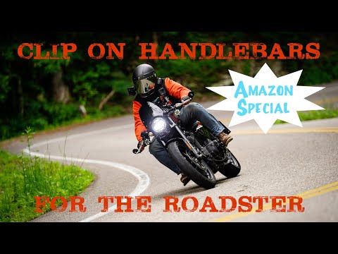 Installing clip-on bars on a Sportster Roadster - Amazon Special