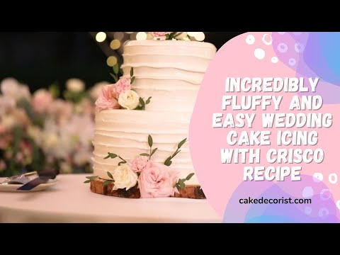 Wedding Cake Icing with Crisco